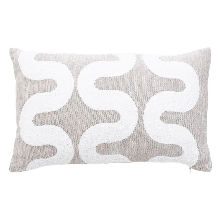 Housse de coussin chenille design