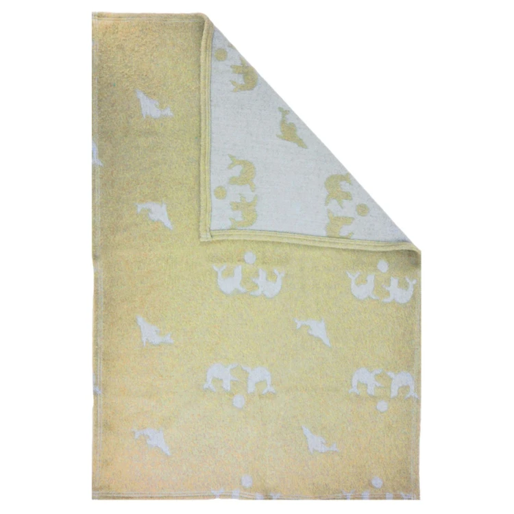 Couverture chaude pour enfant motif animaux marins