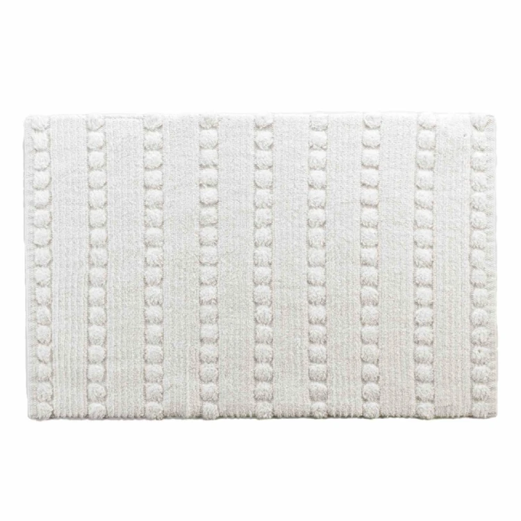 Tapis de Bain Cleonis Uni avec Reliefs