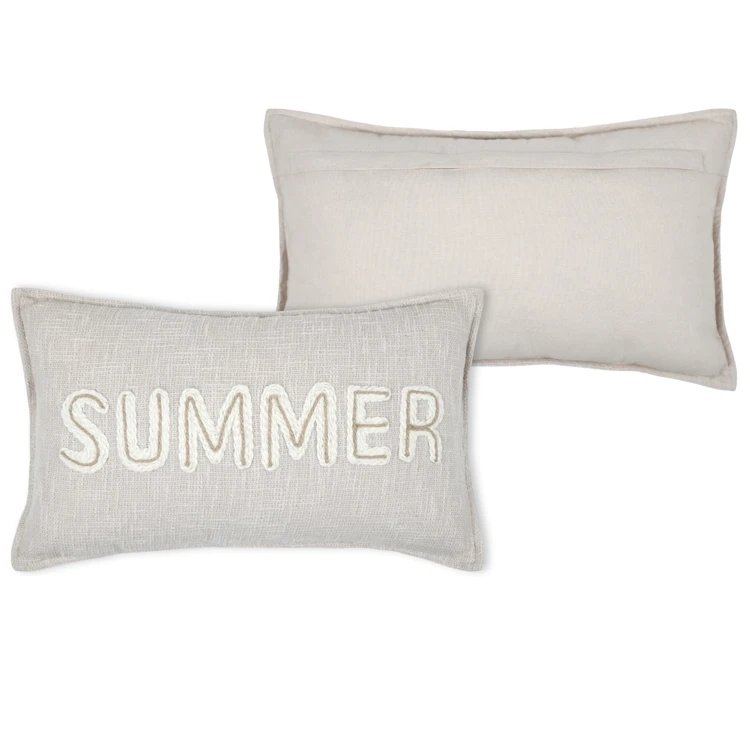 Coussin coton naturel SUMMER