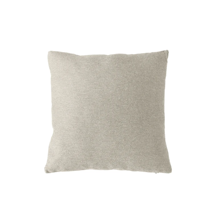 Coussin déhoussable en velours chenillé