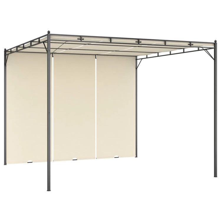 Toldo exterior con cortina lateral