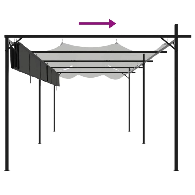 Pergola avec toit rétractable