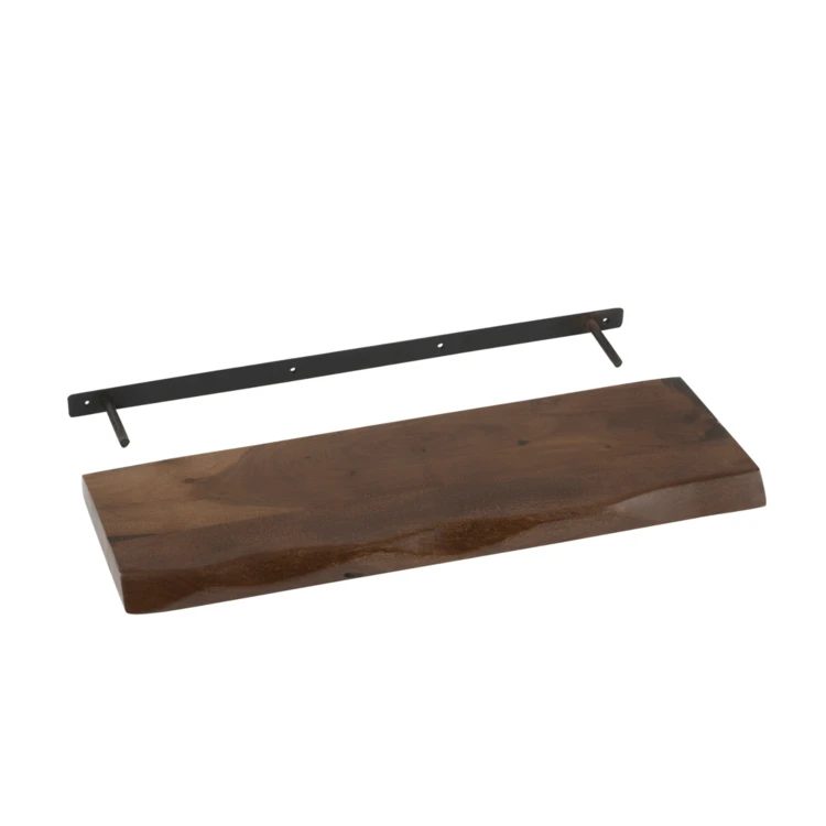 Tabla de pared de acacia oscura J-Line