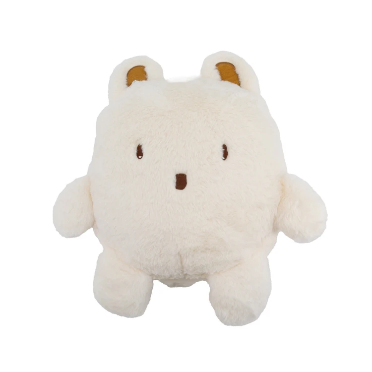 Peluche double face ultra-douce lapin