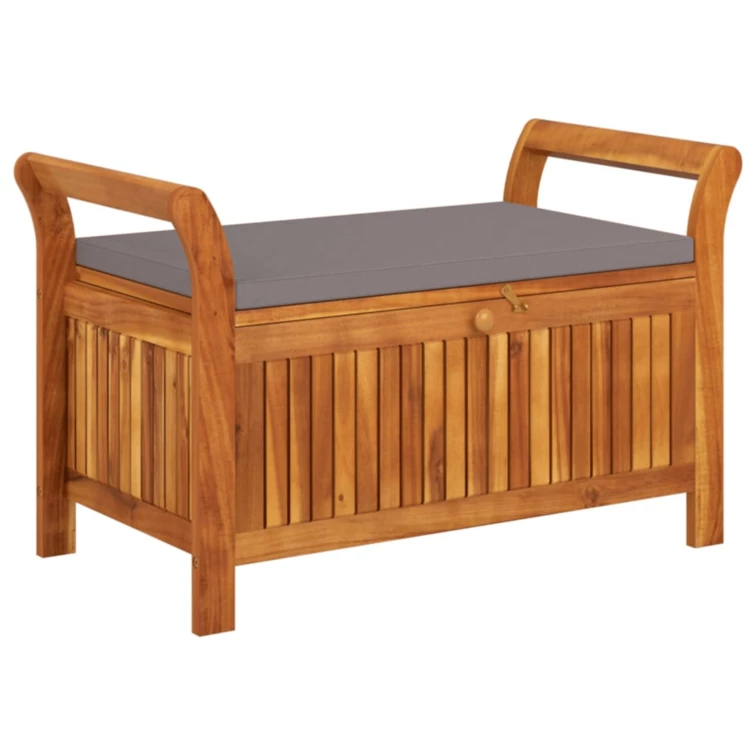 Banc de rangement outdoor en acacia