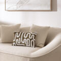 Housse de coussin chenille design