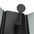 Cabine de douche 1/4 de cercle minimaliste style contemporain