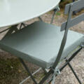 Galette de chaise déhoussable en toile outdoor