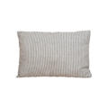 Coussin rayé 100% coton