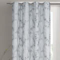 Par de cortinas jacquard tejido con relieve abstracto