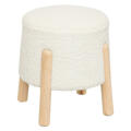 Tabouret d'appoint Inuit bouclette