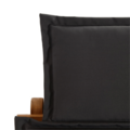 Chaise longue outdoor avec coussin