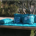 Coussin rectangle uni outdoor