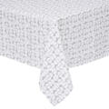 Nappe rectangulaire anti-tache motif demi cercle