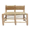 Double banquette Marocaine tressage damier