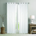 Par de cortinas jacquard tejido con relieve abstracto