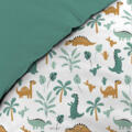 Juego de cama de 2 piezas reversible de dinosaurio