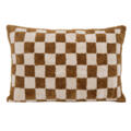 Coussin tufté damier