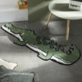 Tapis crocodile en coton tufté