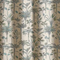 Rideau Jacquard exotique motif palmier