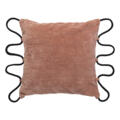 Coussin velours avec corde