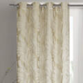 Par de cortinas jacquard tejido con relieve abstracto