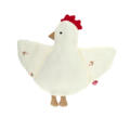 Doudou plat poule Love