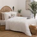 Housse de couette et taies d'oreillers Jacquard