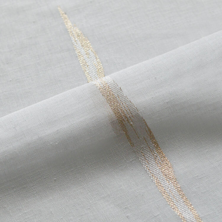 Tissu en étamine à jacquard coloré