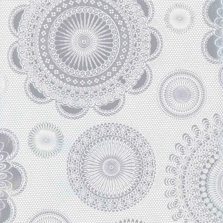 Toile Cirée Damassée "Mandala"