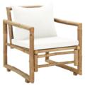 Duo de chaises de jardin en bambou