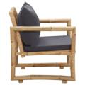 Duo de chaises de jardin en bambou