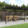 Pérgola con techo retráctil