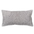 Coussin rectangulaire en coton brossé