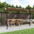 Pérgola con techo retráctil