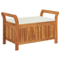 Banc de rangement outdoor en acacia