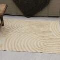 Tapis relief circle courbe