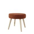 Tabouret rond en bouclettes