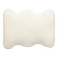 Coussin fausse fourrure forme wavy