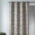 Rideau en jacquard à motifs "chevron"