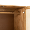 Armoire en rotin et bois de manguier naturel