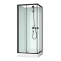 Cabine de douche carrée minimaliste style contemporain