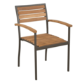 Table outdoor et chaises en acacia