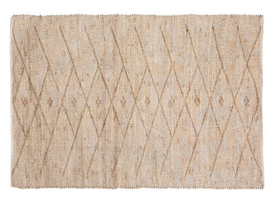 Petit tapis Essaouira coton et sisal Chehoma