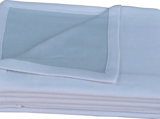 Couverture en Pur Coton Double Face - Blanc - 240x220 cm - Coton
