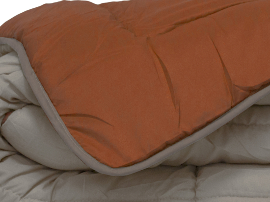 Couette microfibre bicolore émerisé pour EHPAD & Clinique | 5 coloris